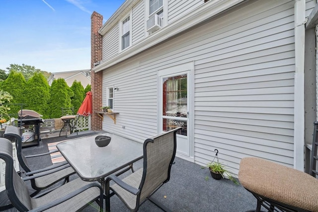 20 Harlem Rd, Weymouth, MA 02191 - view of patio with outdoor dining space, area for grilling, and cooling unit