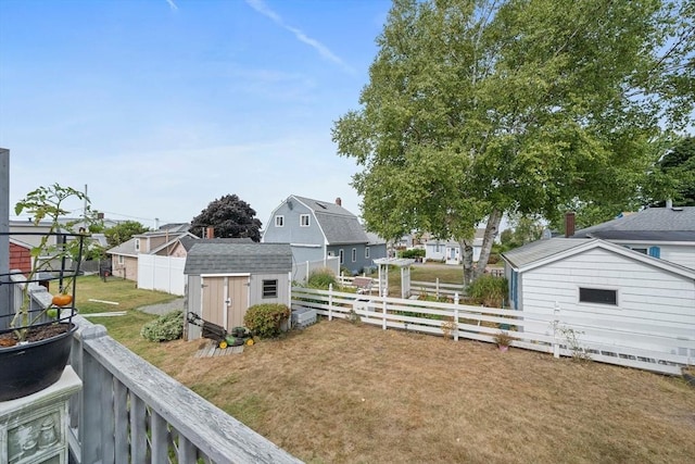 20 Harlem Rd, Weymouth, MA 02191 - view of yard with a storage shed, a residential view, and an outdoor structure