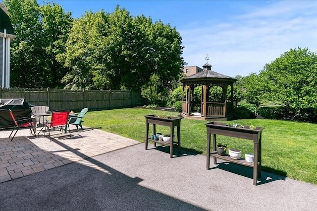 3 Centre St, Waltham, MA 02453 - view of patio / terrace featuring a gazebo