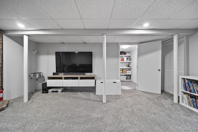 54 Forest St, Wilmington, MA 01887 - finished below grade area with carpet