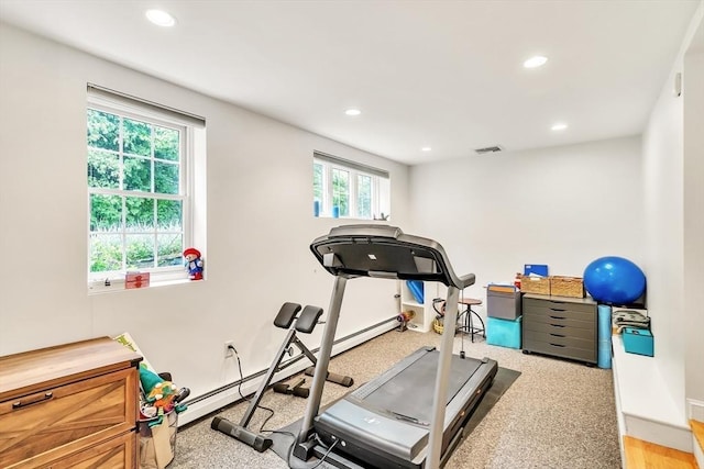 10 Ballard Ter, Lexington, MA 02420 - workout area featuring recessed lighting and baseboards