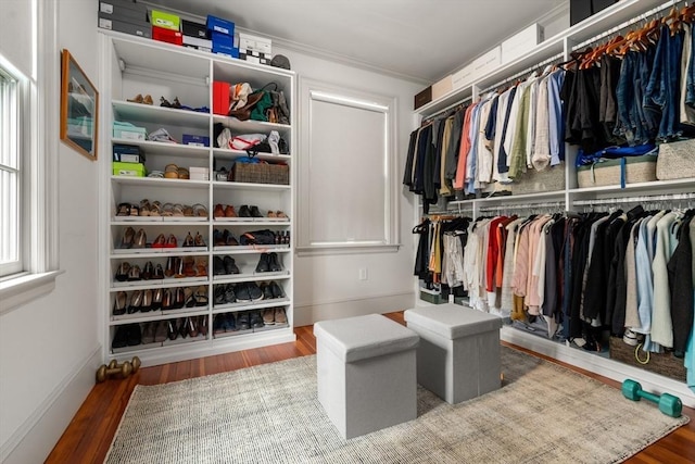 20 Birch Hill Rd, Newton, MA 02465 - walk in closet with wood finished floors