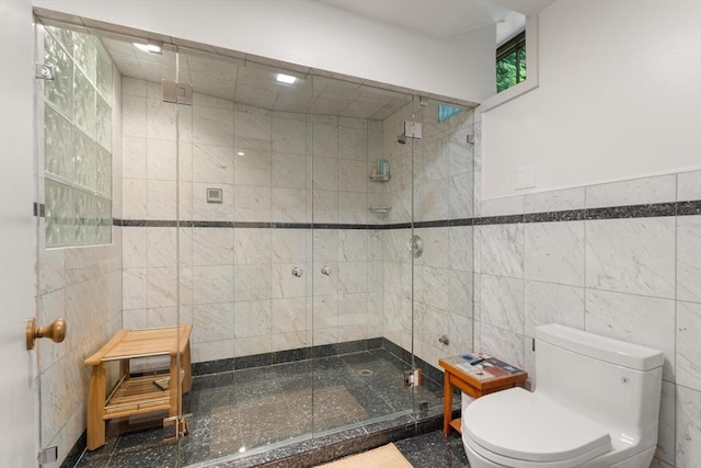 20 Birch Hill Rd, Newton, MA 02465 - full bathroom with tile walls and a stall shower