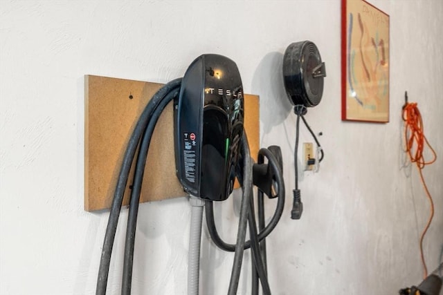 20 Birch Hill Rd, Newton, MA 02465 - garage view of car charger
