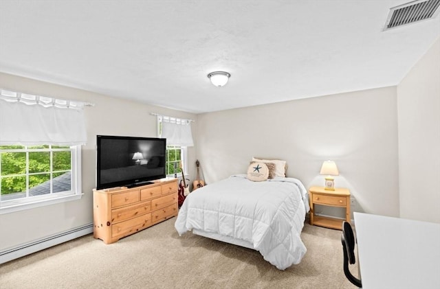 7 Paddock Way, Marshfield, MA 02050 - bedroom with a baseboard heating unit and light colored carpet
