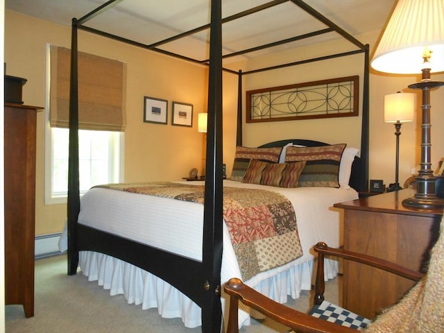 951 Dana Rd, Barre, MA 01005 - carpeted bedroom with a baseboard heating unit