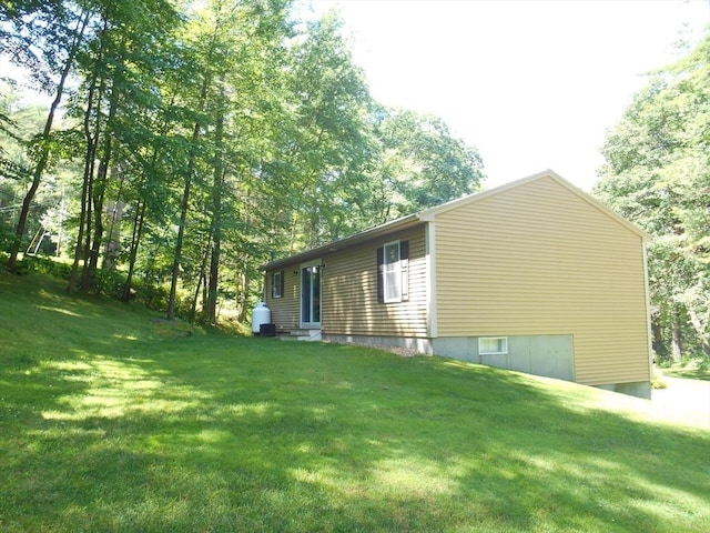 951 Dana Rd, Barre, MA 01005 - view of home's exterior with a lawn and entry steps