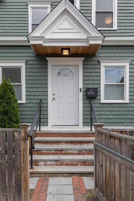 27 Round Hill St, Boston, MA 02130 - doorway to property