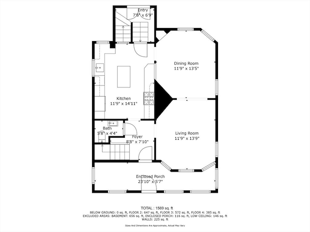 27 Round Hill St, Boston, MA 02130 - view of floor plan / room layout