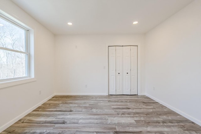 LOT4 Granite St, Worcester, MA 01604 - unfurnished bedroom featuring wood finished floors, recessed lighting, and a closet