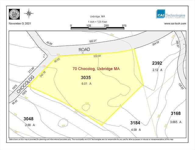 70 Chocolog, Uxbridge MA, 01569 land for sale