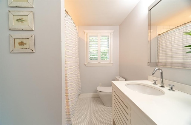 79 Henderson St, Needham, MA 02492 - full bath featuring vanity and tile patterned floors