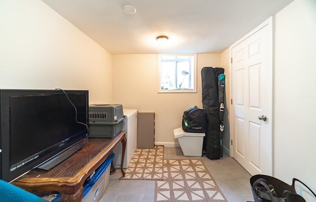 79 Henderson St, Needham, MA 02492 - misc room featuring light tile patterned floors