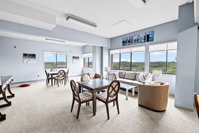 250 Hammond Pond Pkwy Unit 409S, Newton, MA 02467 - carpeted dining space with baseboards