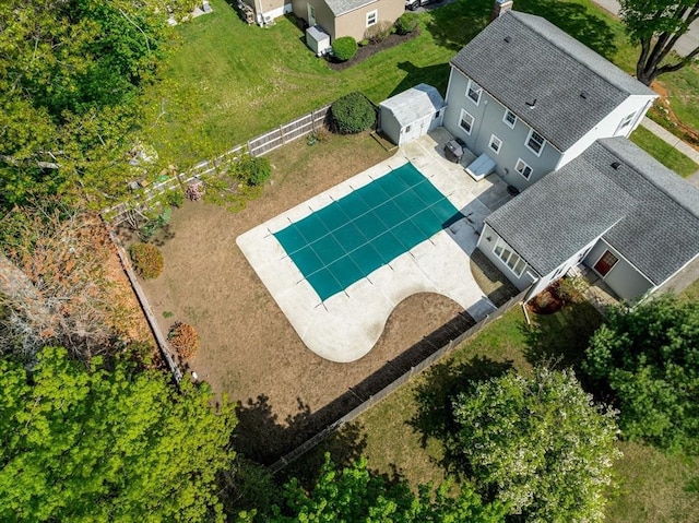 drone / aerial view