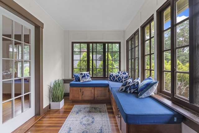 50 Grove Hill Park, Newton, MA 02460 - sunroom with wood finished floors