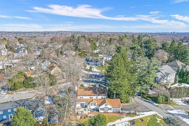 birds eye view of property featuring a residential view