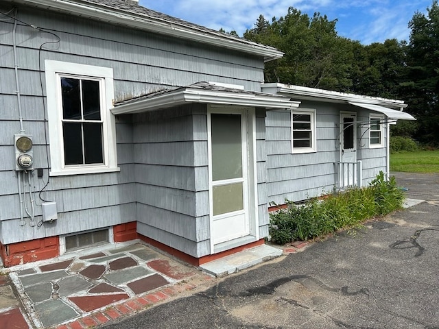 view of home's exterior