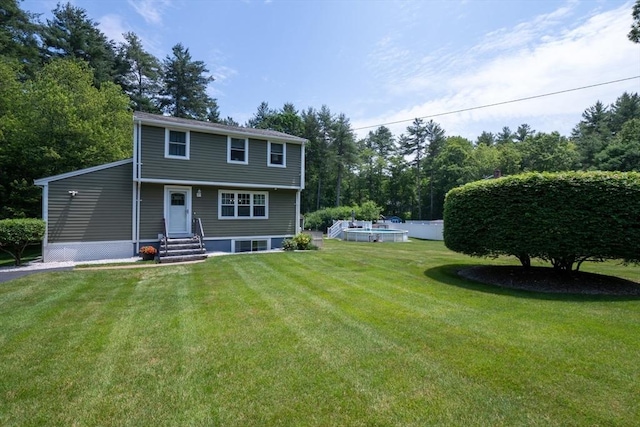 796 Foundry St, Easton, MA 02375 - colonial-style house with an outdoor pool and a front lawn