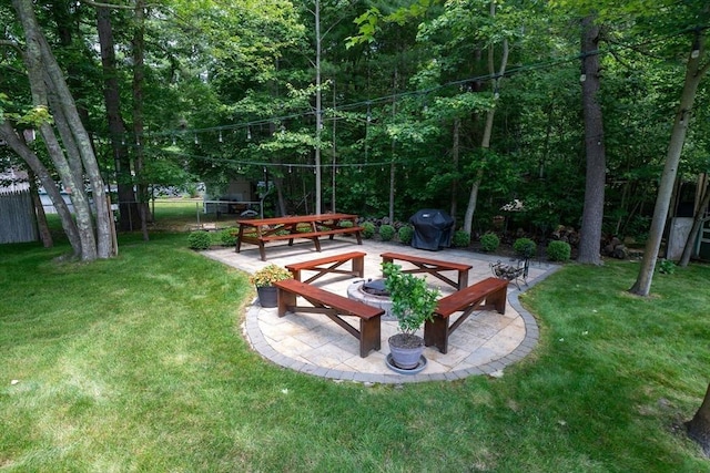 796 Foundry St, Easton, MA 02375 - view of home's community with an outdoor fire pit and a patio area