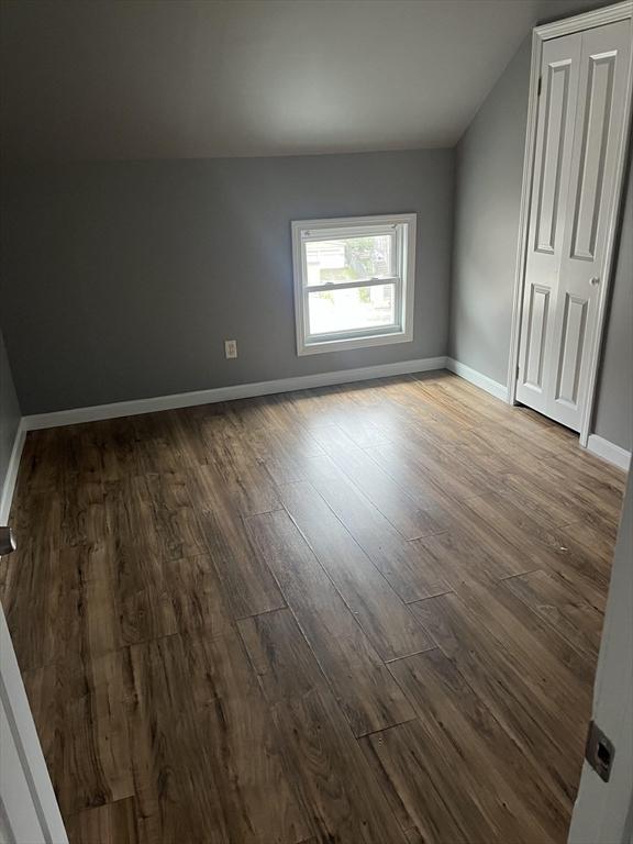 422 County St, Fall River, MA 02723 - additional living space featuring wood finished floors and baseboards