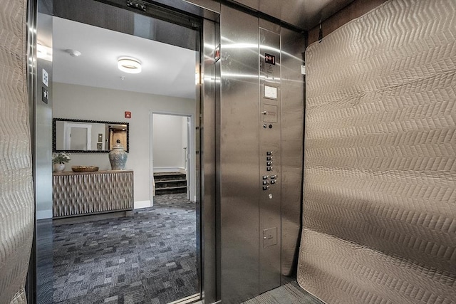 50 Main St Unit 101, Pepperell, MA 01463 - elevator with carpet and baseboards