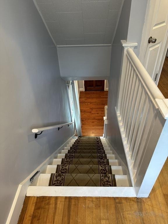 10 Marilyn Dr, Auburn, MA 01501 - stairs with wood finished floors