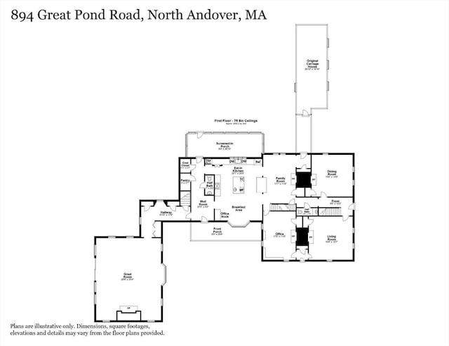 894 Great Pond Rd, North Andover, MA 01845 - property floor plan