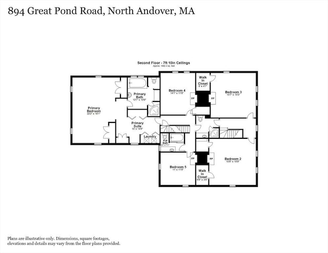 894 Great Pond Rd, North Andover, MA 01845 - property floor plan