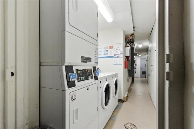 386 Great Rd Unit A3, Acton, MA 01720 - shared laundry with washer and dryer and stacked washing machine and dryer