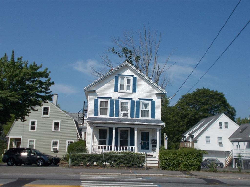 434 Main St, Haverhill, MA 01830 - view of front of property featuring covered porch