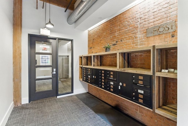49 Melcher St Unit 405, Boston, MA 02110 - view of property's community with brick wall