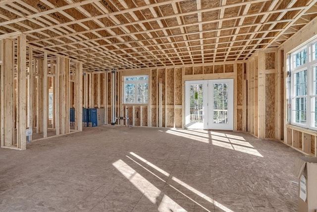 miscellaneous room featuring a wealth of natural light