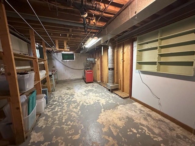 333 Clark Rd, Lowell, MA 01852 - unfinished basement with baseboards