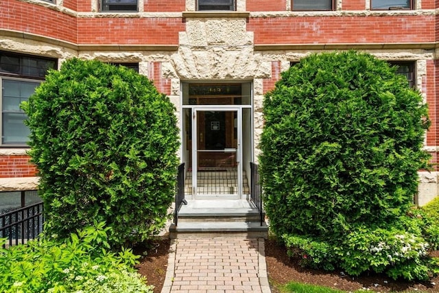 149 Winthrop Rd Unit 5, Brookline, MA 02445 - property entrance featuring brick siding