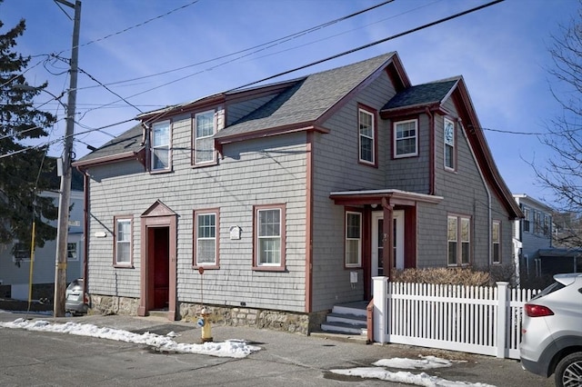 view of front of home