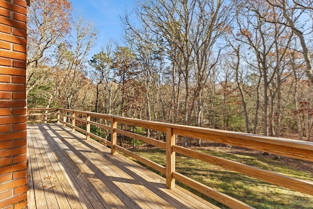 view of deck