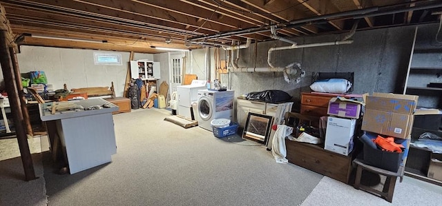 3 Kenneth St, Sandwich, MA 02537 - basement with independent washer and dryer and carpet