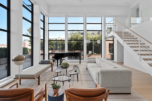 sunroom featuring plenty of natural light