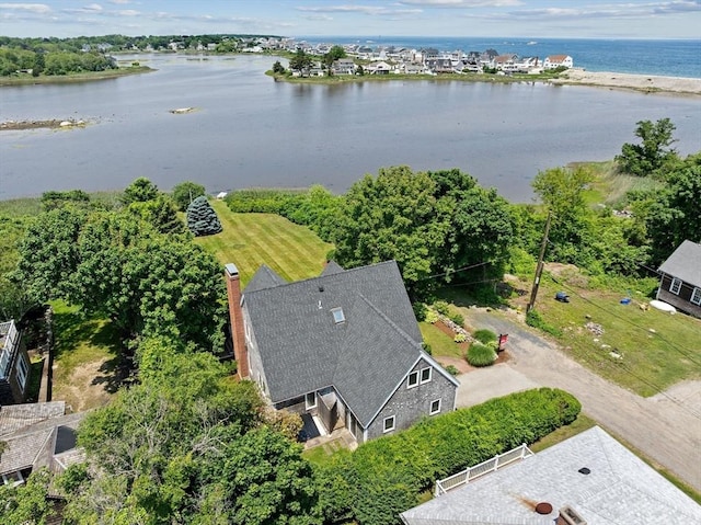 47 Wood Ave, Scituate, MA 02066 - view from above of property with a large body of water