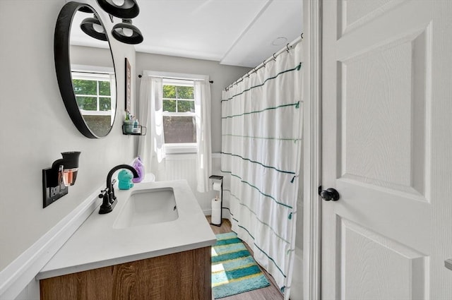 29 Edgemere Dr, Seekonk, MA 02771 - full bathroom featuring vanity and wood finished floors