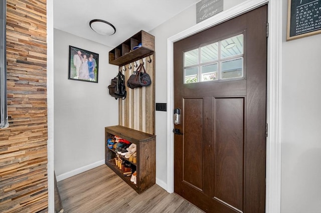 29 Edgemere Dr, Seekonk, MA 02771 - mudroom featuring baseboards and wood finished floors