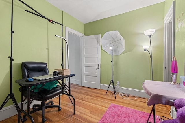 426 Moraine St, Brockton, MA 02301 - home office with wood finished floors and baseboards