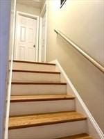 view of staircase