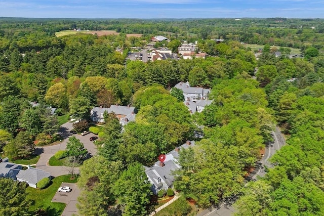 27 Fuller Pond Rd Unit 27, Middleton, MA 01949 - aerial view of property's location with a forest and nearby suburban area