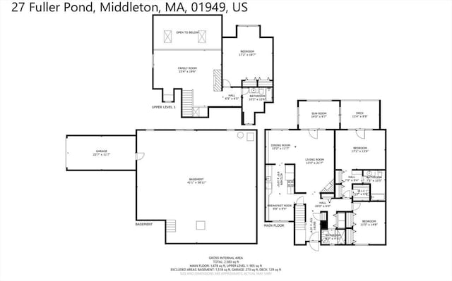 27 Fuller Pond Rd Unit 27, Middleton, MA 01949 - home floor plan