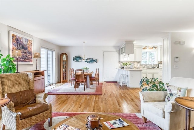 39 Fairway Pointe Rd Unit 39, Falmouth, MA 02536 - living room featuring plenty of natural light and light wood-style flooring