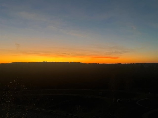 view of nature at dusk