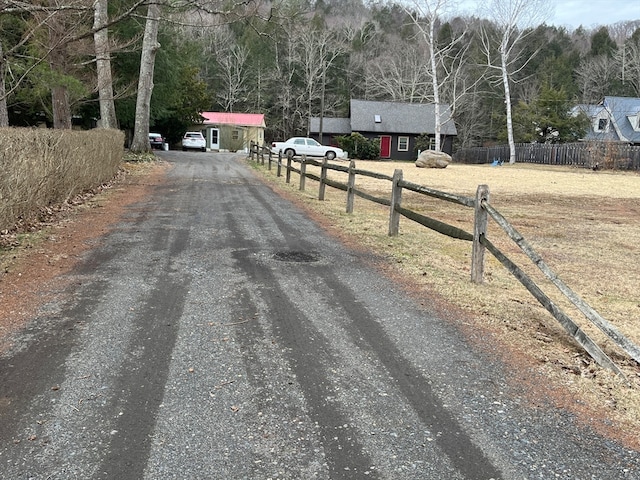 view of road