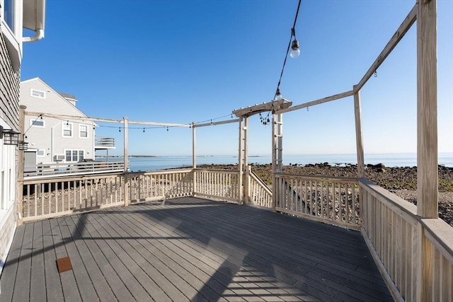 63 Seaside Rd, Scituate, MA 02066 - deck featuring a water view